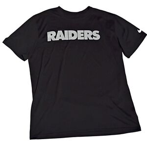 Nike Las Vegas Raiders Black US Men's Small Dry Fit SS T-Shirt NFL Team Apparel